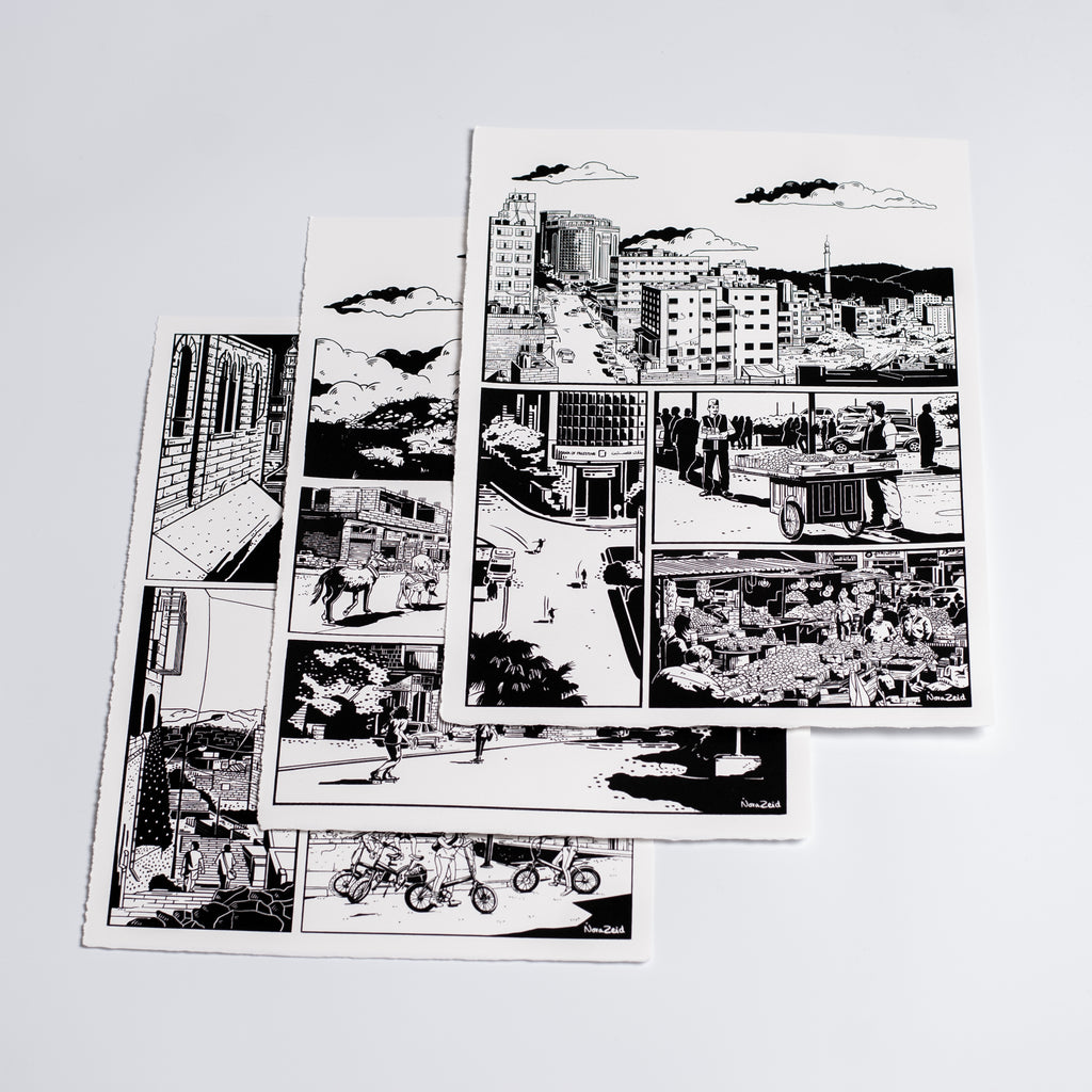 Nora Zeid 'Snapshots of Palestine' Posters