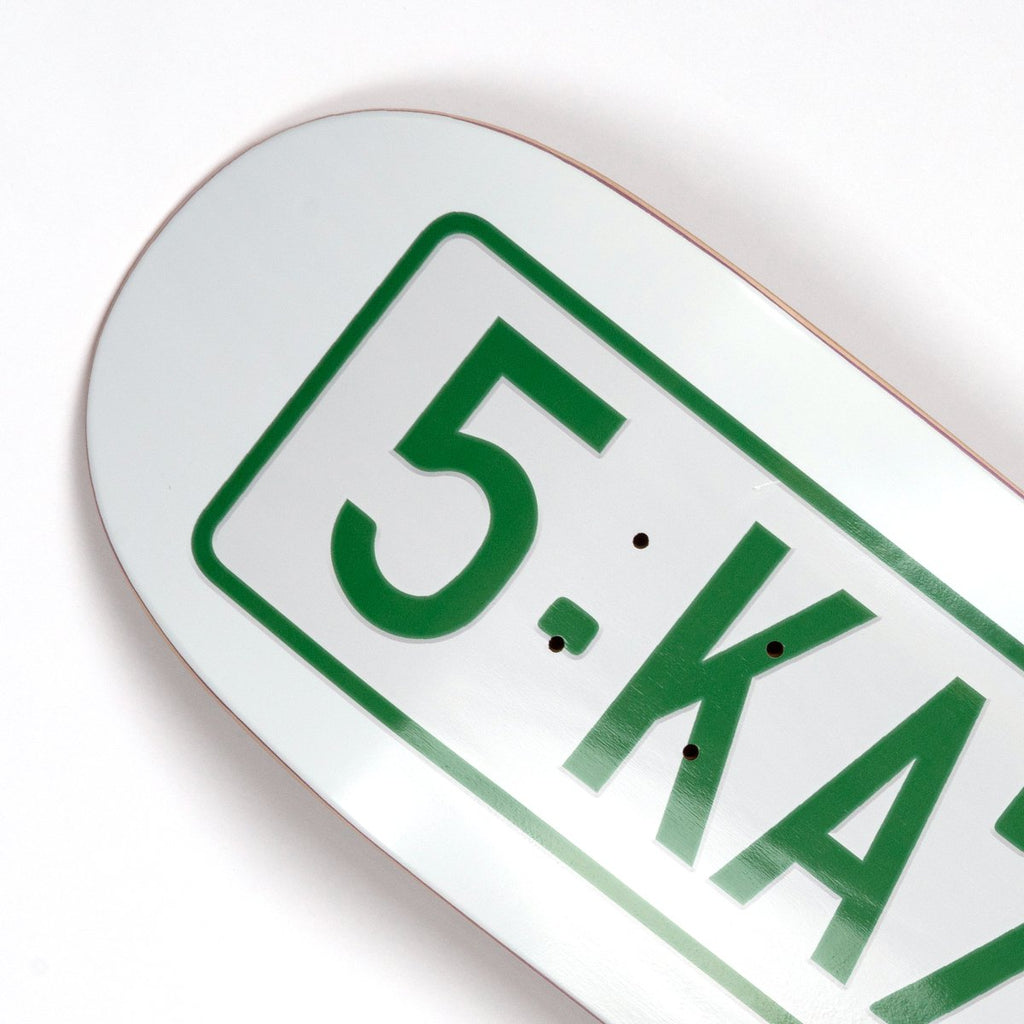 SkatePal 'Licence Plate' Deck