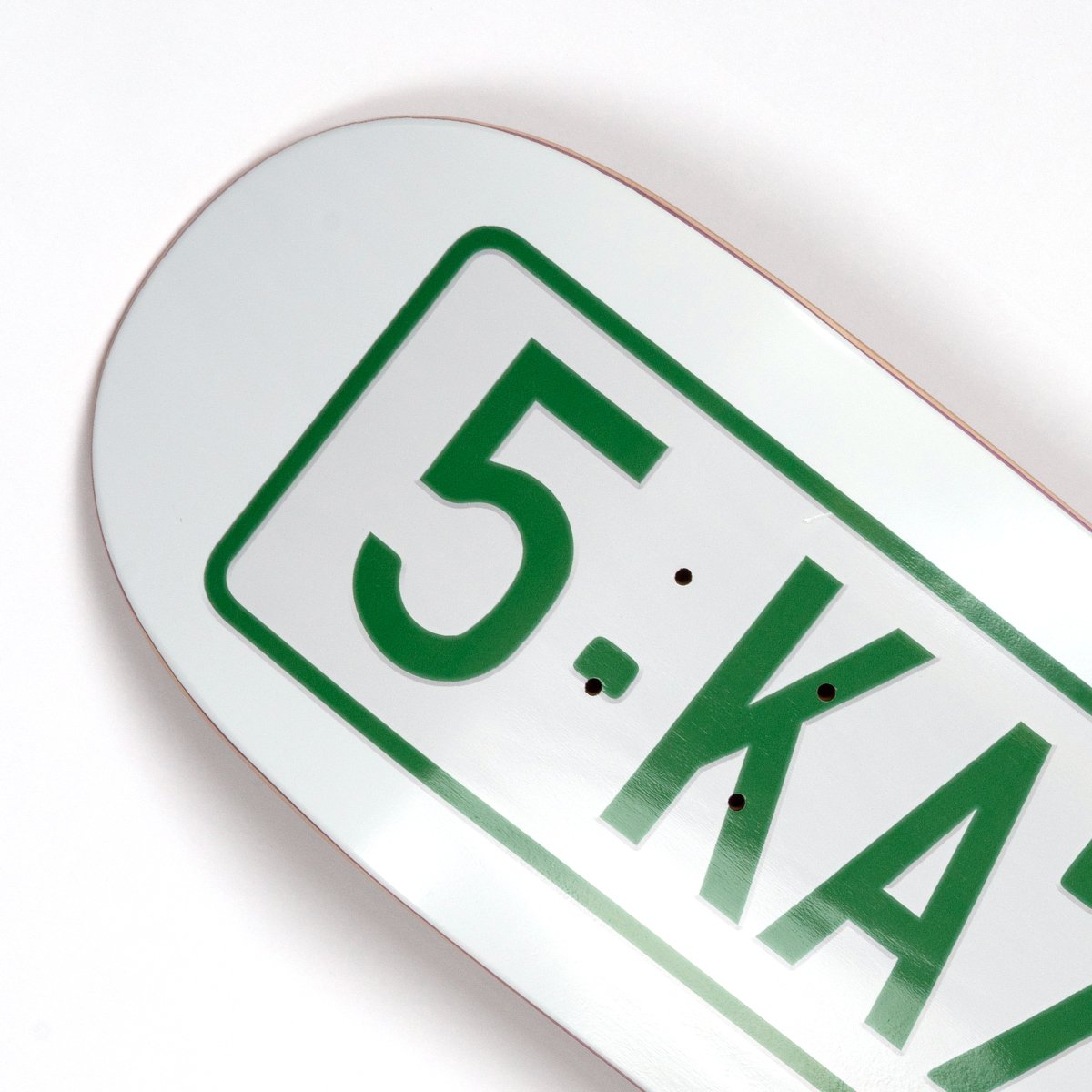SkatePal 'Licence Plate' Deck