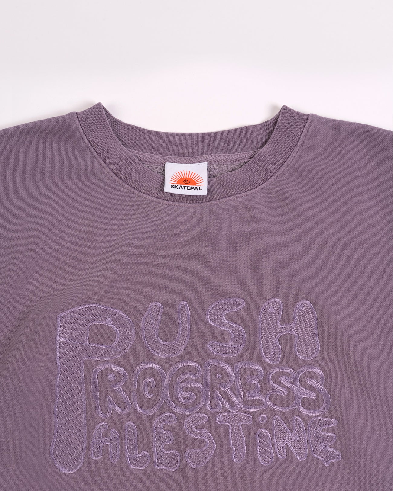 Asira10 'Push Progress Palestine' Crew (Plum)