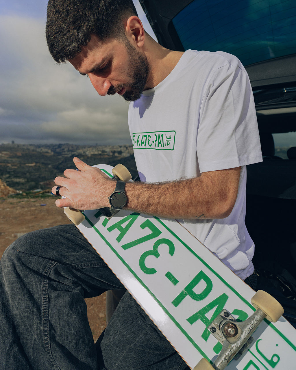 SkatePal 'Licence Plate' Tee