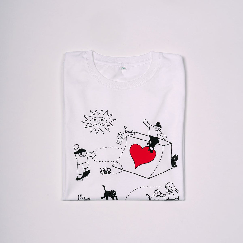 Momoe Narazaki x SkatePal 'Park' tee