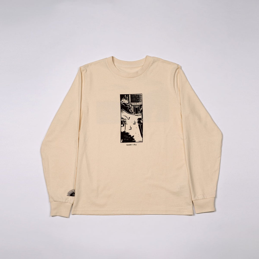 Nora Zeid x SkatePal 'Ramallah' longsleeve