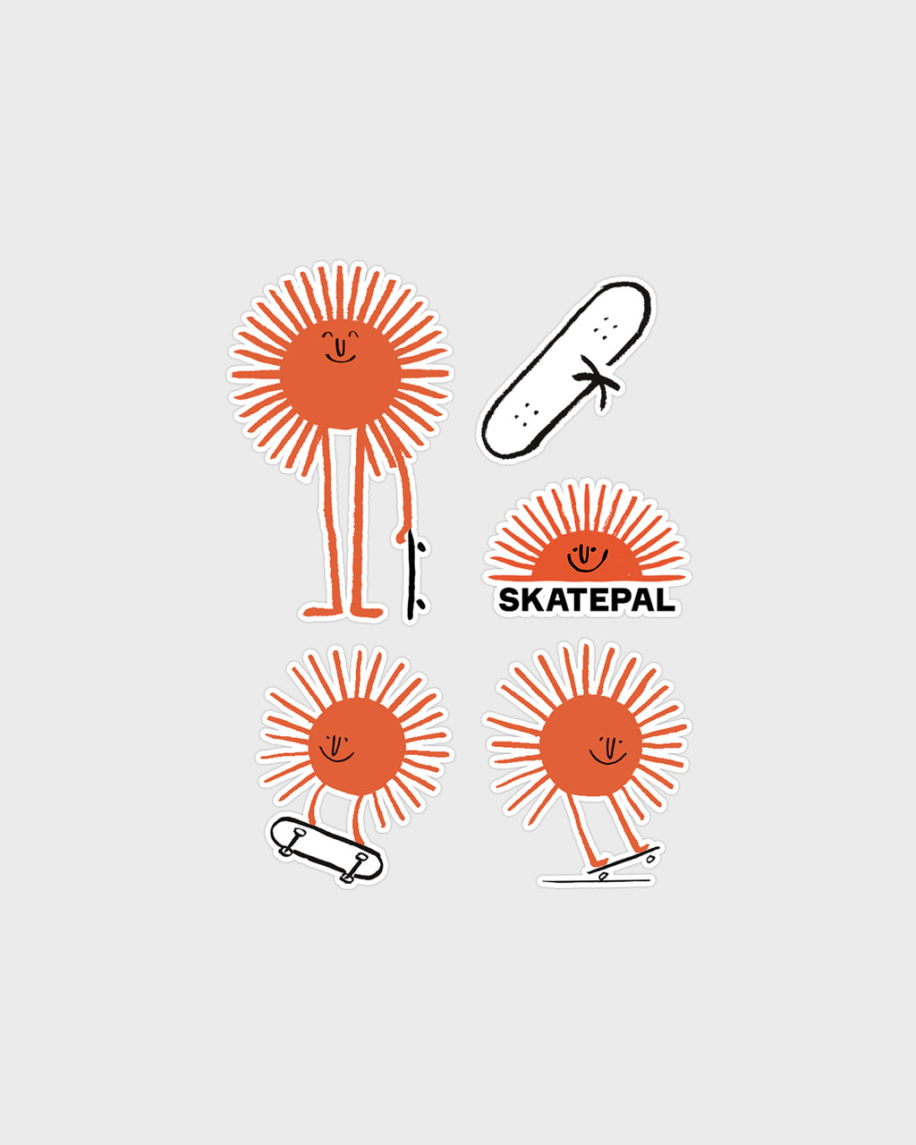 SkatePal 'Sun' sticker pack