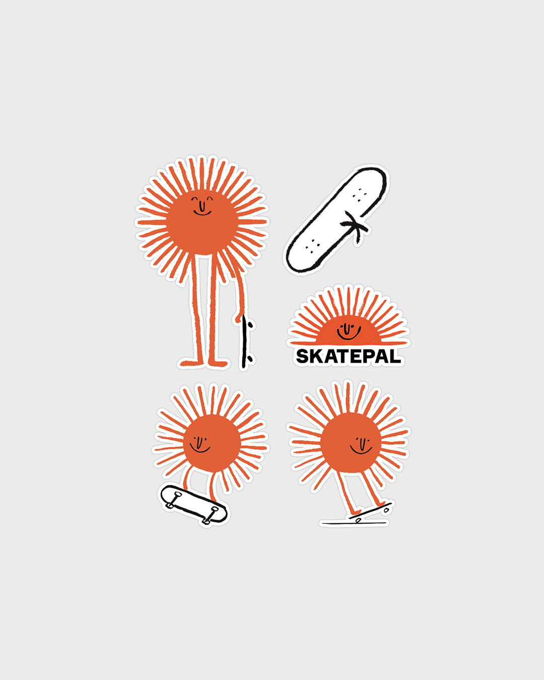SkatePal 'Sun' sticker pack