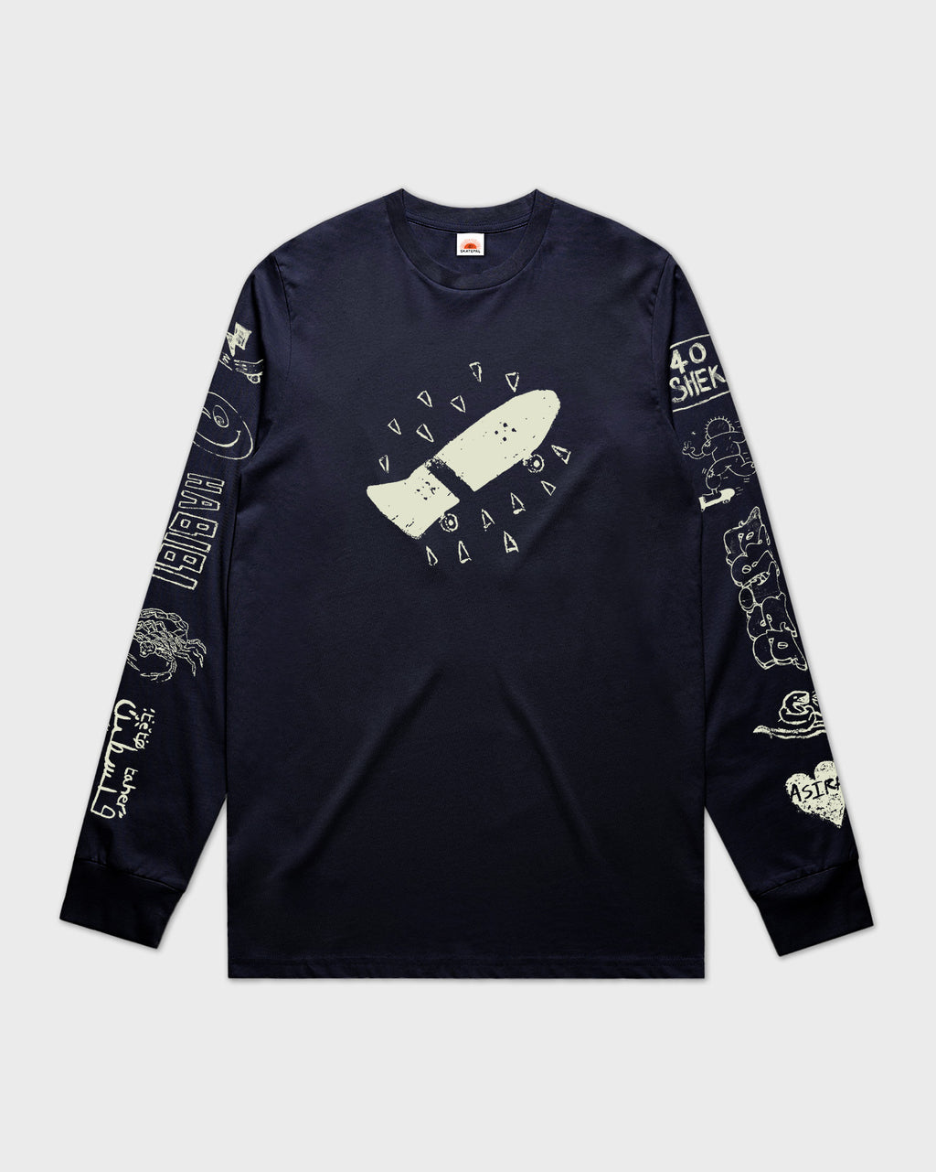 Asira10 'Cruiser' Longsleeve (Navy)