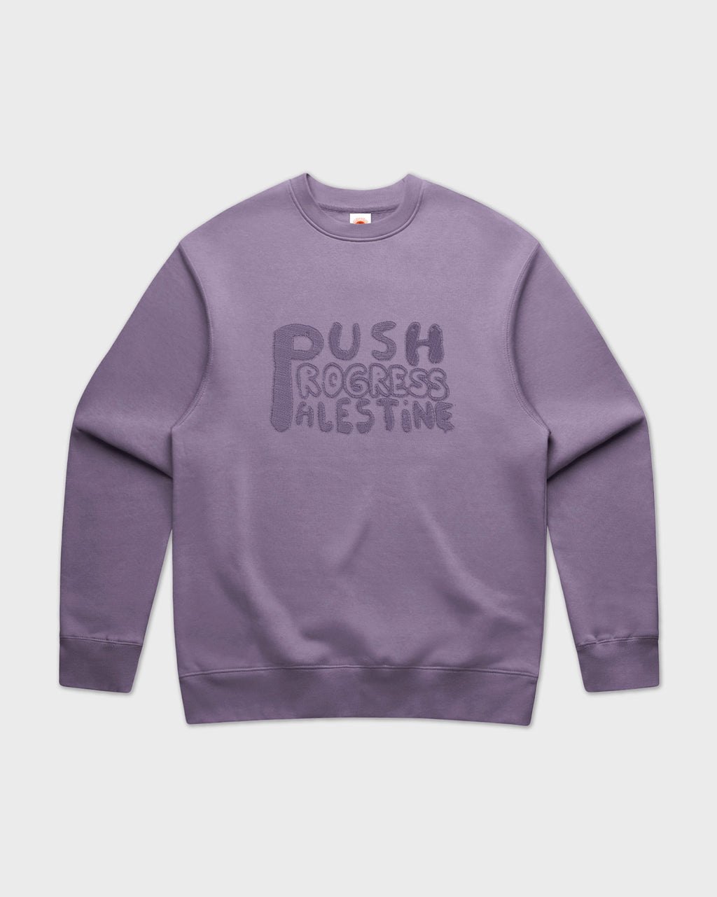 Asira10 'Push Progress Palestine' Crew (Plum)