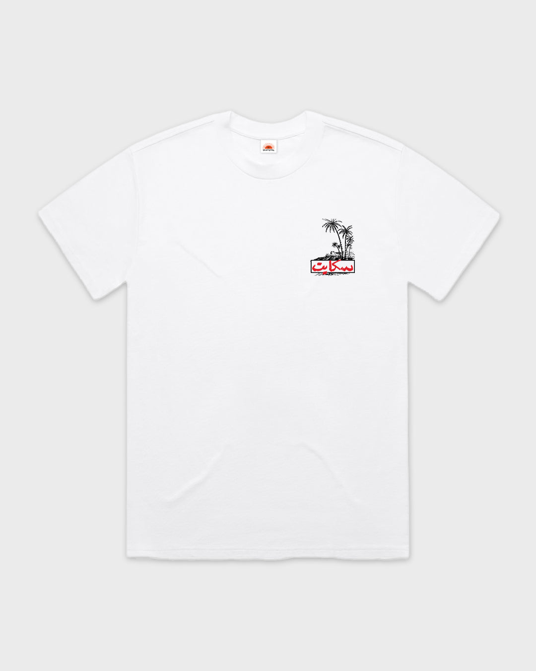 SkatePal 'Palms' Tee (White)