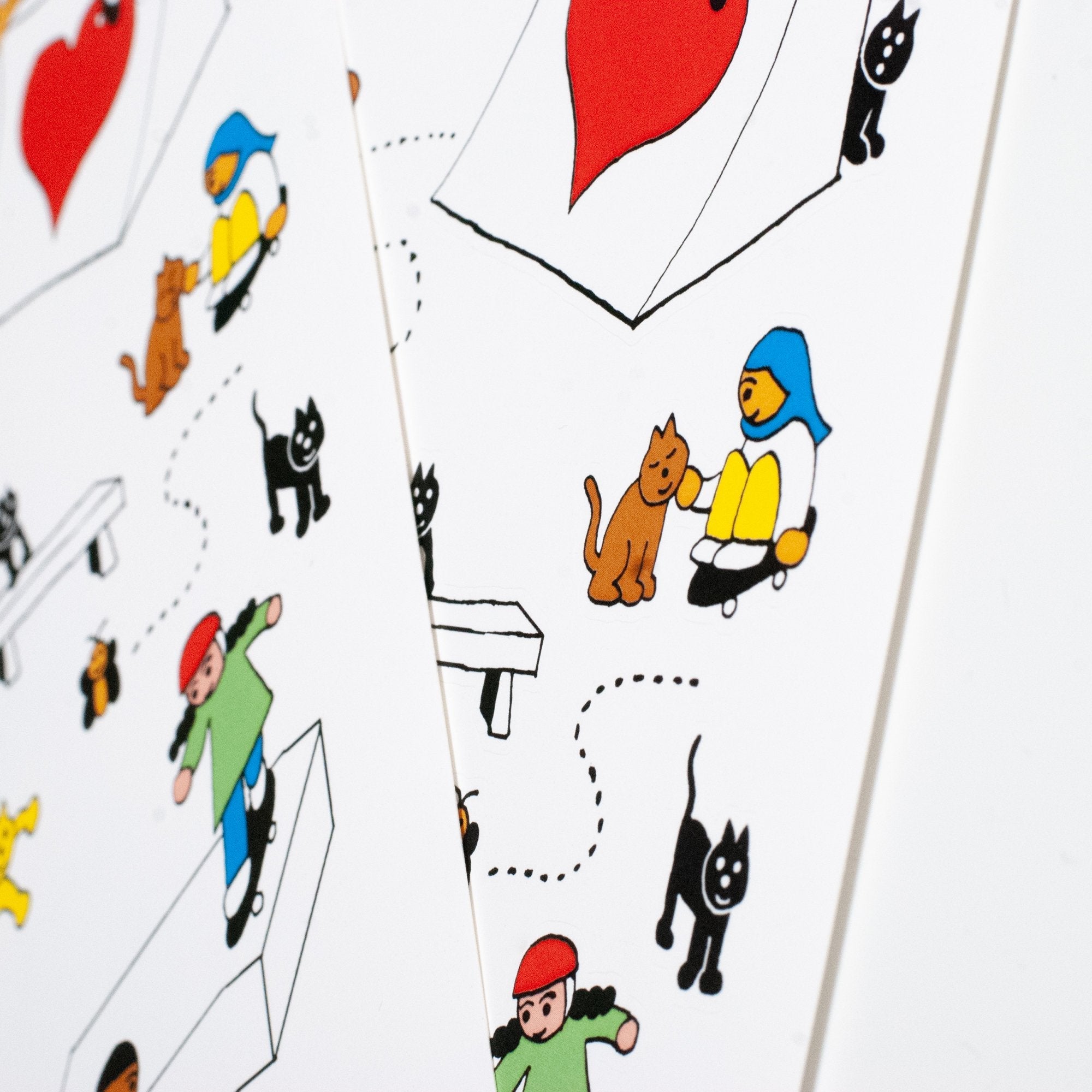 Momoe Narazaki x SkatePal 'Park' stickers